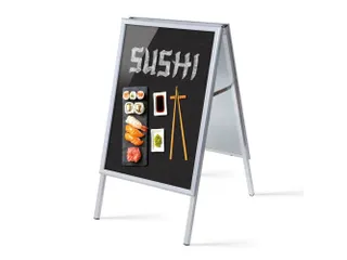 Stoepbord A1 complete set met print "Sushi" - 1
