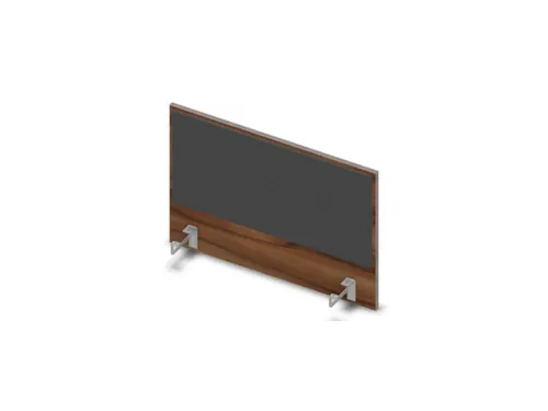 opzetpaneel bureau aanbouw 800mm NP-tiepolo nut BN8010-antraciet