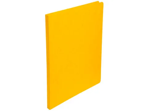 Map met gerilde rug in glanskarton 24x32cm 400gm² Geel