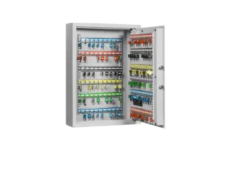 sleutelkast,120haak,HxBxD 630x460x130mm,romp RAL7035,front RAL7035 - 3
