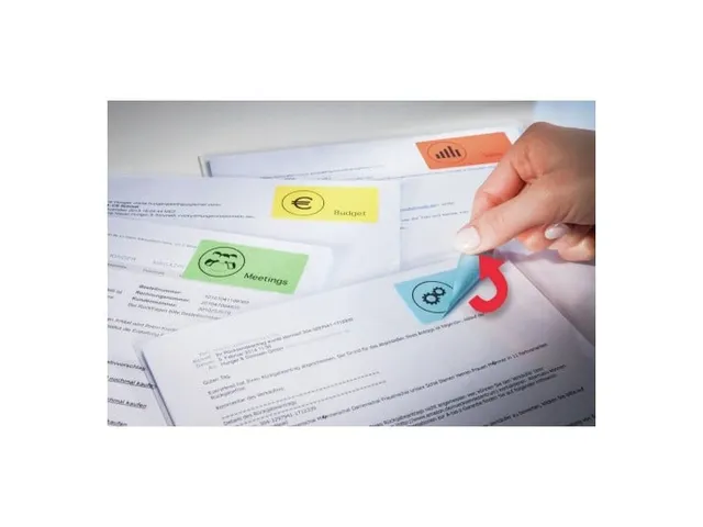 etiket Avery ILK 25,4x10mm blauw 20 vel