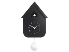 Horloge murale NeXtime Twitter 21,5x41,5 cm noir