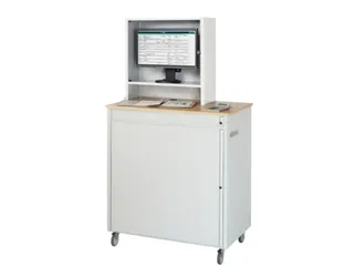 pc-kast,HxBxD 1810x1030x660mm,monitorvak,toetsenbord-/muisblad - 3
