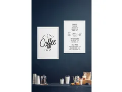 krijtbord Woody 30 x 40cm hout witte afwerking