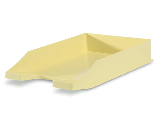 Corbeille à courrier HAN A4 standard plastique jaune pastel
