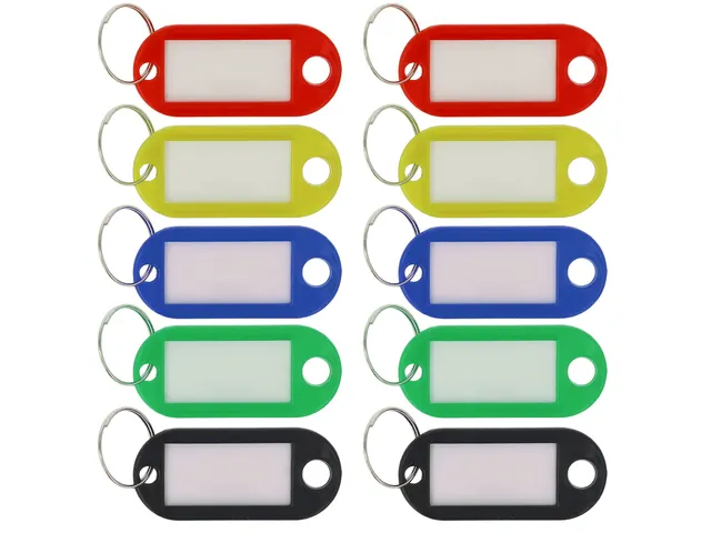 Sleutelhanger Westcott ass. 10st. in polybag. Met verwisselbaar etiket