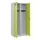 locker voor scheiding van kleding,HxBxD 1850x800x500mm,2vak