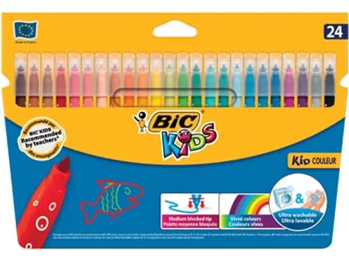 Bic viltstift Kid Couleur 24 stiften