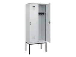 locker,HxBxD 2120x800x500mm,2vak,vak B 400mm,draaigrendel