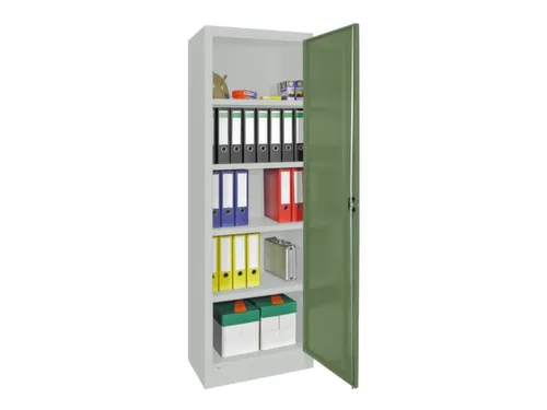 universele kast,HxBxD 1950x640x400mm,RAL7035,front RAL6011