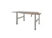 Dextro Slinger Duo zit/sta Bureau 140cm frame Alu blad Havana