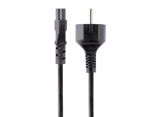 Laptop Stroomkabel 3 Meter EU Schuko Plug naar C5 Clover Leaf