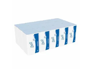 Scott Xtra 6682 Intergevouwen Handdoeken Medium 1-Laags Blauw - 2