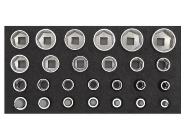 GEDORE RED R22150009 Dopsleutelset 1/2 inch 2/6 CT module 26-delig