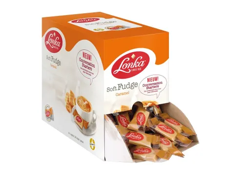 Nougat Lonka Soft Fudge caramel individueel verpakt 214 stuks