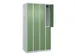 dubbeldekse locker,HxBxD 1850x1000x500mm,4x2vak.,vak B 250mm,cil.-slot