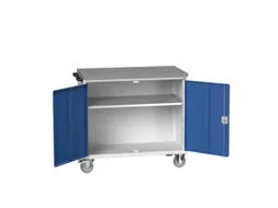 werkbank,verrijdbaar,HxBxD 980x1050x600mm,linoleumblad