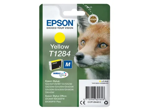 Inktcartridge Epson T1284 geel C13T12844012