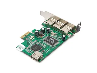 4-poort PCI Express Low Profile High Speed USB-kaart - 1