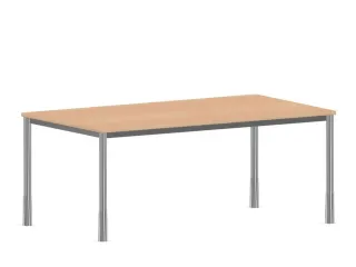 In hoogte verstelbaar bureau,HxBxD 720-840x1800x1000mm,NE-esdoorn - 2