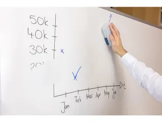 Whiteboardwisser (spons) Schneider 296 lichtgrijs - 10