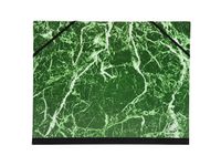 Tekenmap gemarmerd e last. 26x33cm groen