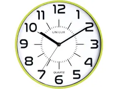 Unilux Pop Wandklok diameter 28cm Plastic Groen Cijferaanduiding