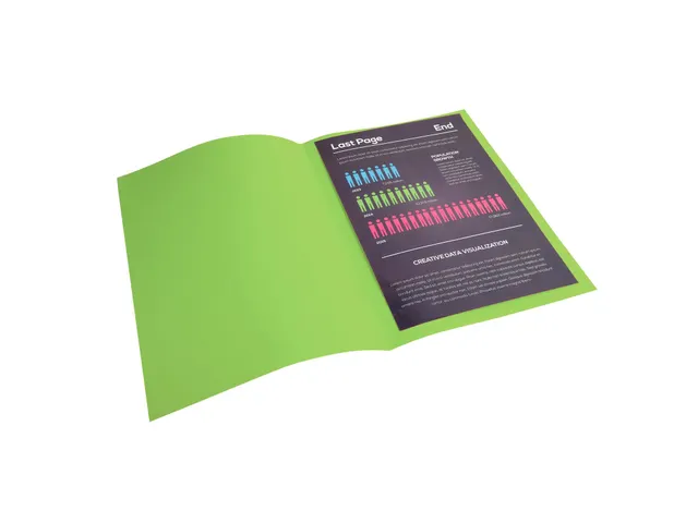Dossiermap ROCK''S 220 24x32cm Groen 100 Stuks