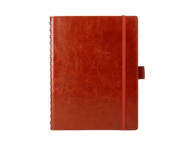 Notitieboek Multo Hannibal A5 roomwit papier 55 vel 120 grams cognac k