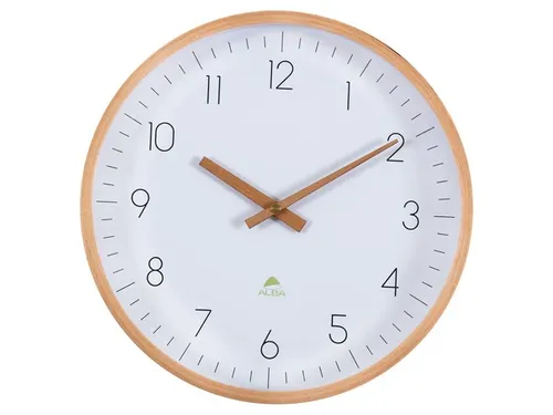 HORTREE houten wandklok geluidsarm 30 cm.
