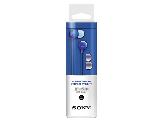 Oortelefoon Sony EX15LP basic blauw