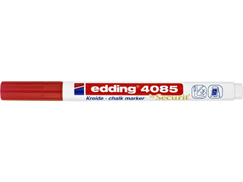 Krijtstift edding by Securit 4085 rond 1-2mm rood