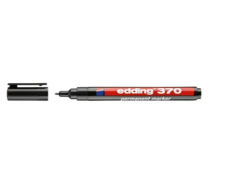 Viltstift edding 370 rond 1mm zwart