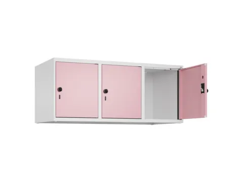 opzetkast,v. locker,3vak.,vak B 400mm,HxBxD 500x1200x500mm