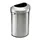 Afvalbak Urban half rond 80 Liter Mat RVS