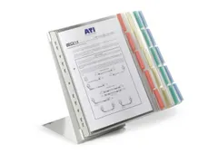 Durable Metalen Tafelstandaard A4 Function 5607 met 20 Zichtpanelen