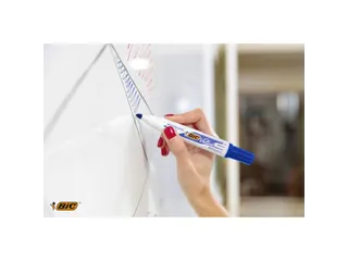 Viltstift Bic Velleda 1701 whiteboard rond large blauw - 7
