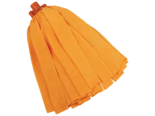 Vikan Microfibre draadmop microvezel stroken schroefdraad Oranje - 1