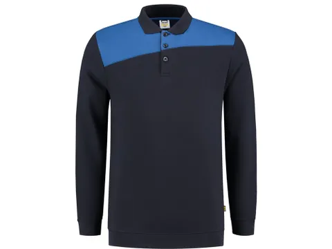 Tricorp 302004 polosweater, marineblauw/koningsblauw, maat 7XL, per st