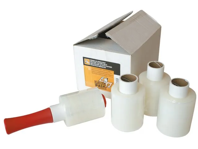 Handwikkelfolie Cleverpack 100mmx250m 17 µm +afrol Transparant