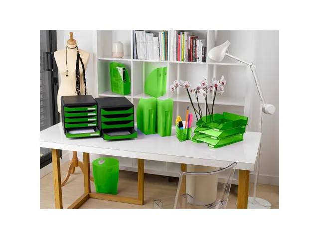 Exacompta Ladenblok Iderama Big-Box A4+ 5 Laden Zwart/Appelgroen