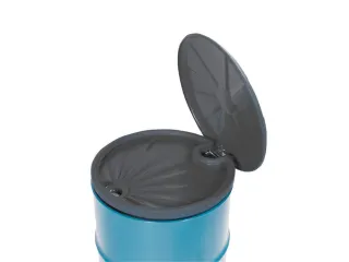 trechter,v. 200l vat,Ø 580mm,m. zeef,deksel,HDPE - 2
