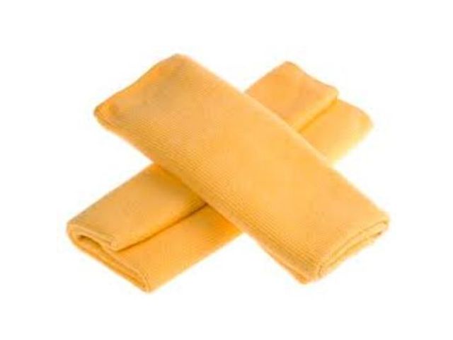 Chiffons en microfibres WypAll® 8394 - 4 paquets de 6 chiffons jaunes de 40  x 40 cm (24 au total)