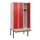 locker met bank,HxBxD 1950x900x815mm,3vak,vak B 300mm,cilinderslot