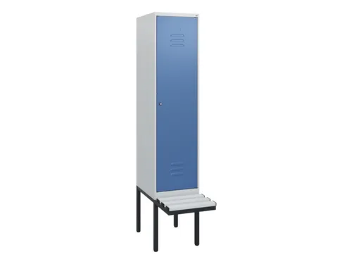 locker met bank,HxBxD 1950x400x815mm,1vak,vak B 400mm,cil.-slot