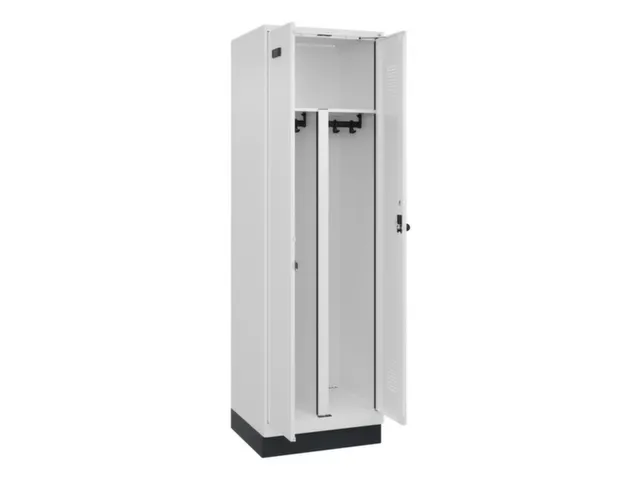 PBM-locker,HxBxD 1950x600x500mm,2vak,vak B 300mm,draaigrendel