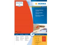 Herma 4557 Gekleurde Etiketten 105x42.3mm Rood permanent