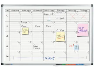 Planbord Universeel 60x90cm weekplanner magnetisch - 1