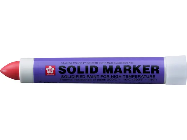 merkstift Solid Marker rood brede punt