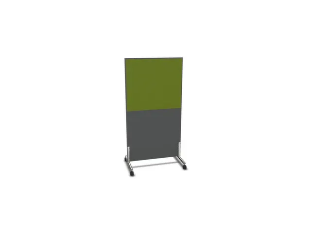 scheidingswand,HxB 1545x800mm,MS-donkergrijs,BN7048-groen